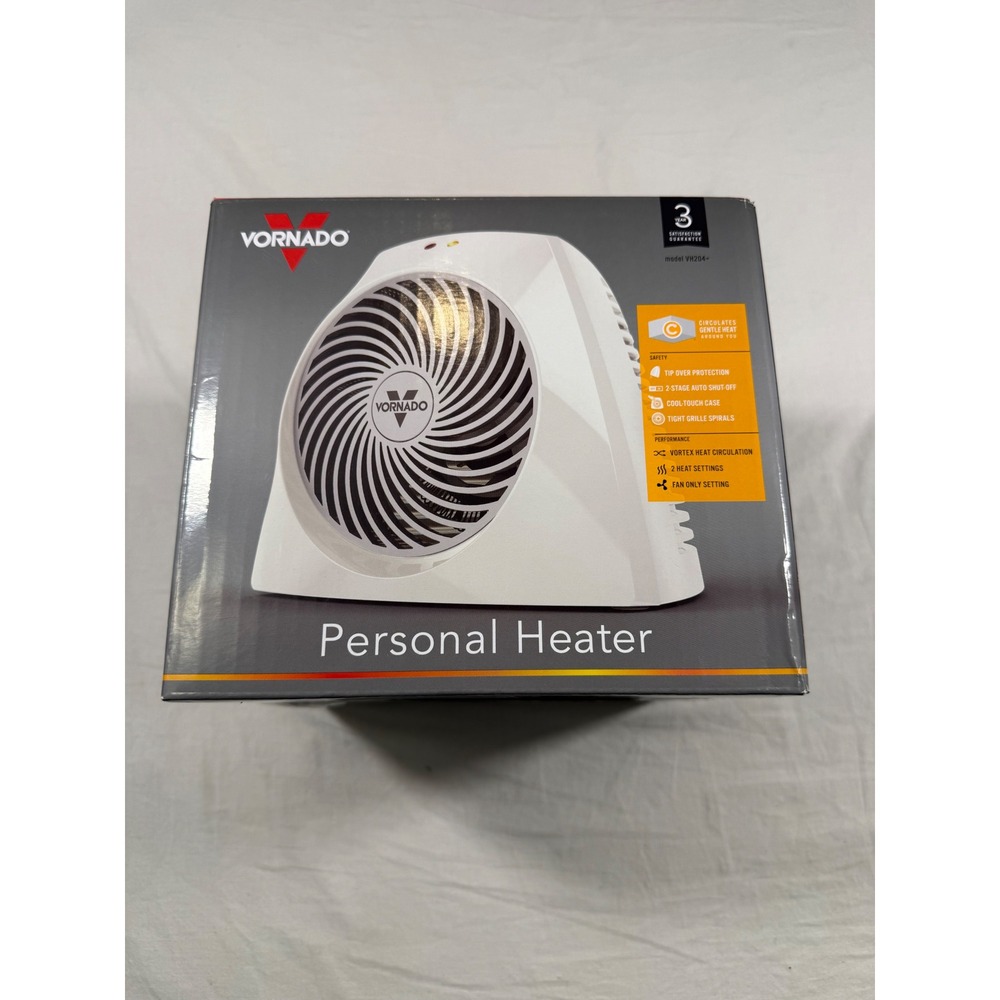 Vornado Personal Heater White NEW Vortex VH204+